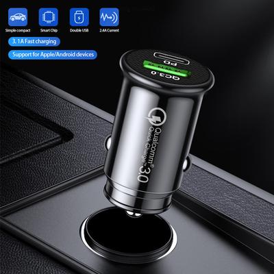 3.1A QC 3.0 Автомобильные быстрые зарядные устройства Быстрая зарядка USB PD Type C выходной адаптер для 12 В 24 В автомобиля грузовика лодки автофургона мотоцикла мобильного телефона