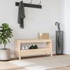VidaXL Entryway Bench 100x28x45 Cm Solid Pine Wood 837382