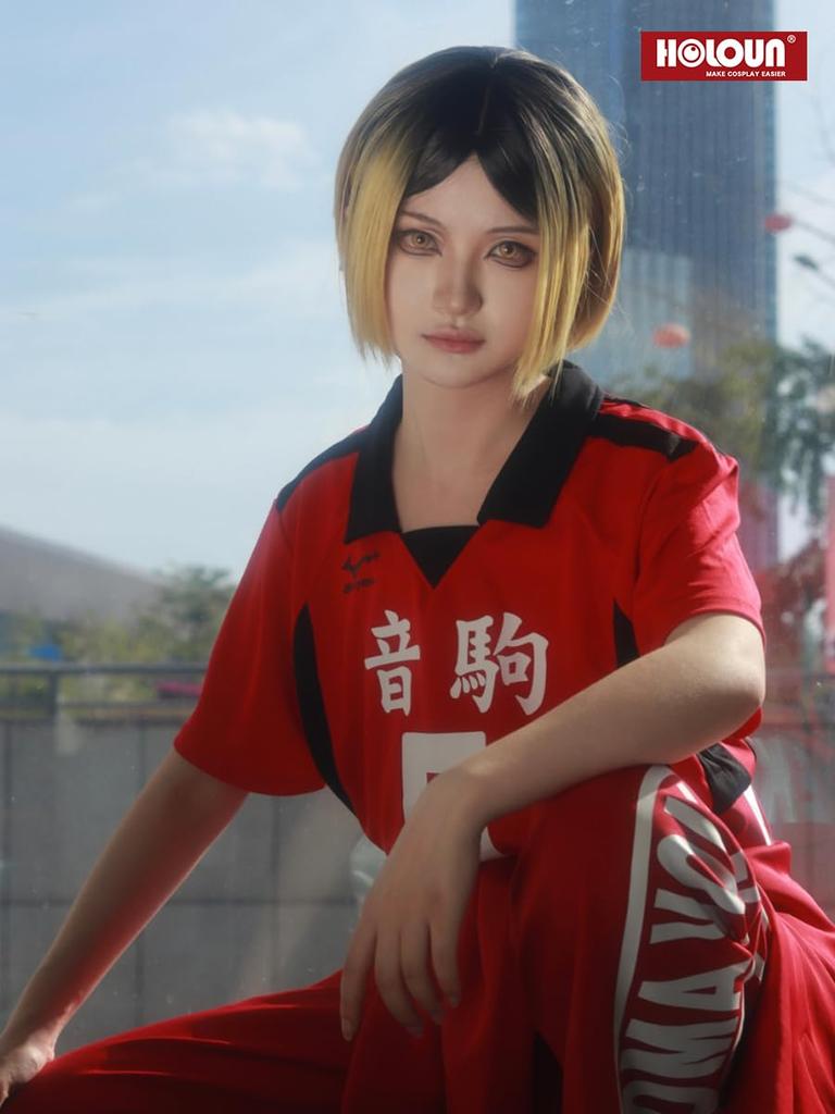 [HOLOUN] Форма средней школы Некома №5 Козуме Кенма Костюм для косплея Аниме Костюмный набор Мероприятие Костюм на Хэллоуин