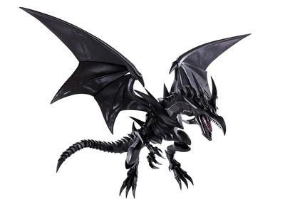 TAMASHII NATIONS MonsterArts Yu-Gi-Oh! Черный примерно ПВХ АБС окрашенная фигурка S.H. Yu-Gi-Oh! Дракон с красными глазами, 220 мм, и