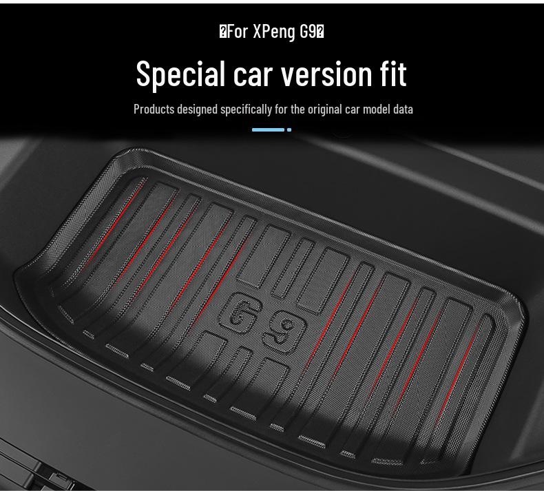 Коврик в багажник и защита заднего сиденья Xpeng G9 2024 - TPE, без запаха, экологичный