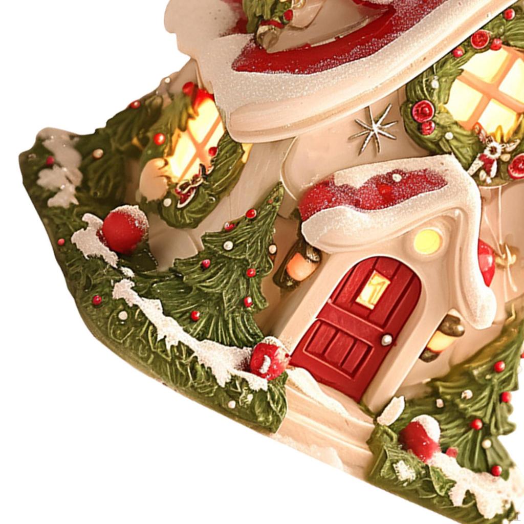 Рождественская снежная статуэтка для дома, декоративная статуэтка, ремесло, декоративная ароматерапевтическая горелка для шкафа