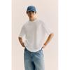 H M Loose FiT T sHirT wHiTe
