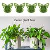 50 шт., фиксатор лозы из ротанга, самоклеющийся, без ногтей, в форме бабочки, настенное крепление для восхождения, зажим, принадлежности для балкона
