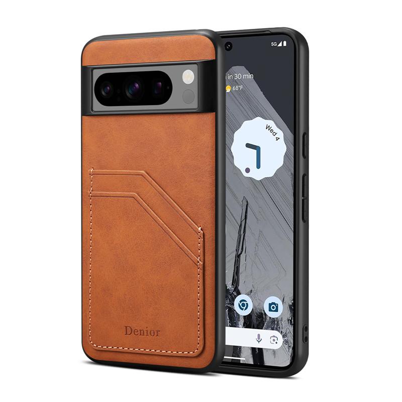 EUCAGR Luxury Business Magnetic Leather Phone Case for Google Pixel 9 8 7 6 Pro Protection Back Cover for Google Pixel 8A 7A 6A