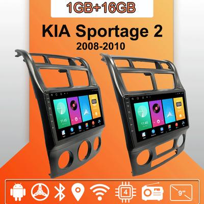 Автомобильное радио Android Auto Carplay для KIA Sportage 2 2008-2010 Мультимедийный проигрыватель Головное устройство Стерео GPS Навигация BT WIFI 1+16 ГБ