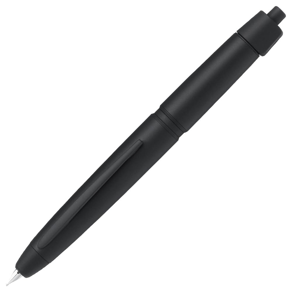 PILOT Mannenhitsu Capless LS Fountain Black FCLS35SRBMM BM-M Pen, Matte,