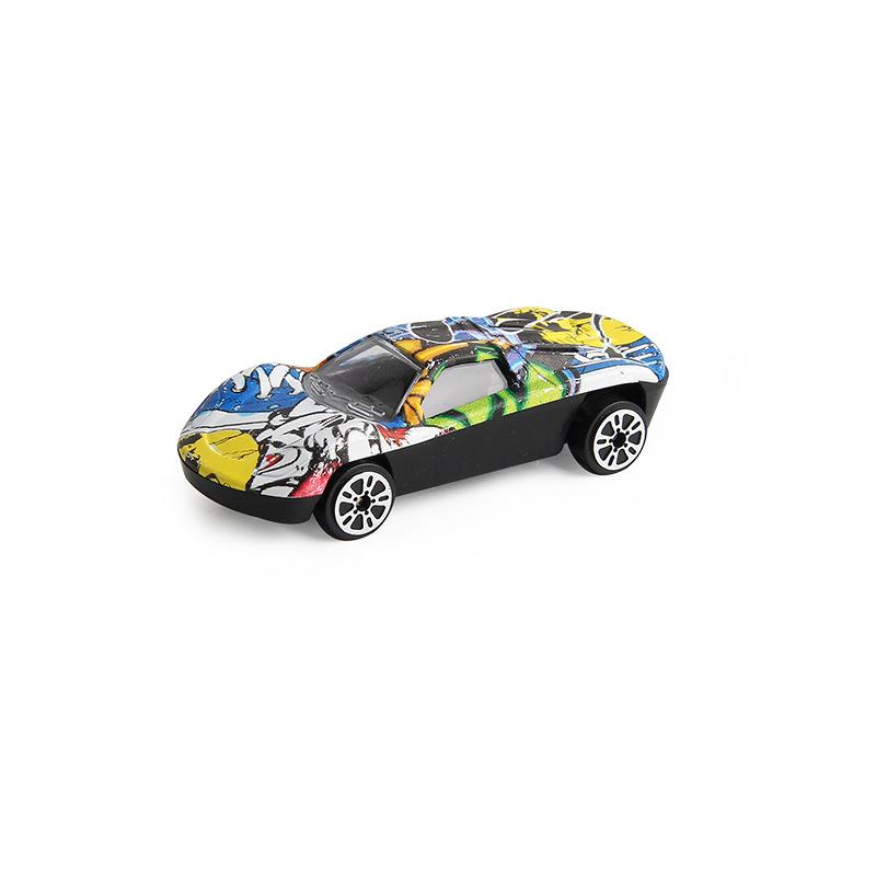 Children'S Alloy Car Toys 1:72 Alloy Car Model Graffiti Color Mini Scooter Giveaway Children'S Car