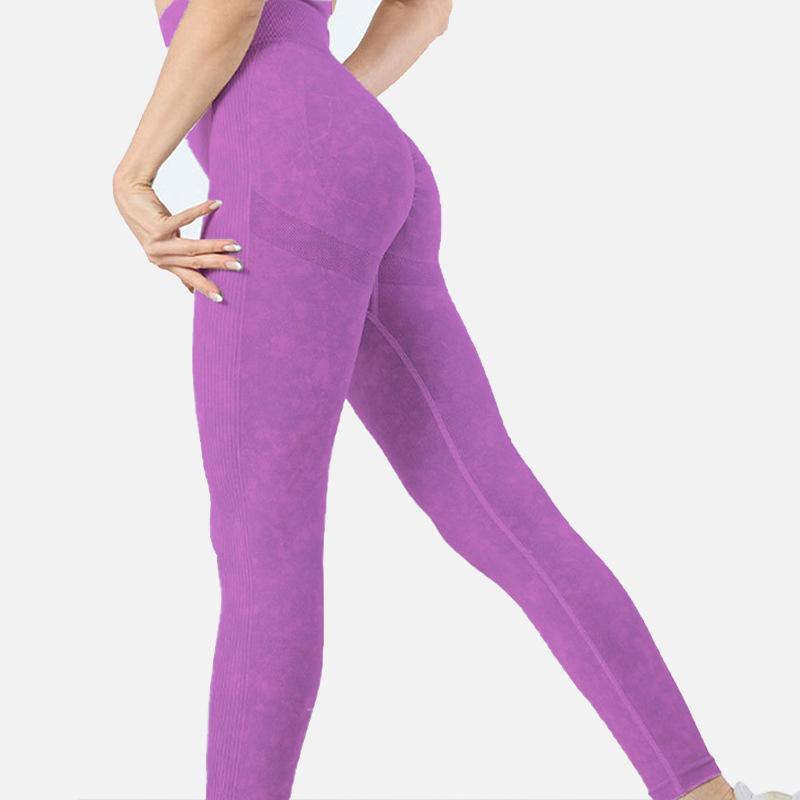 2024 Европейские и американские бесшовные брюки для йоги, сексуальные легинсы для женщин с эффектом «персика» и подтяжкой ягодиц