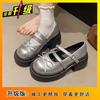 Platform Mary Jane Retro Shoes Summer 2025 New Bow French with Skirt Light Mouth Small Leather Shoes Single Shoes