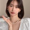 Retro irregular love plain ring earrings women's niche design earrings fashion high-end earrings