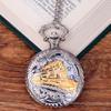 Vintage   Pendant Pocket Quartz Pocket Watch Necklace