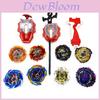 Набор из 8 гироскопов Beyblade Burst Super King с искрящимся пусковым устройством и коробкой для хранения