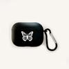 White simple butterfly for AirPods Pro1 earphone cover cartoon matte soft shell Apple 1/1/1 warranty