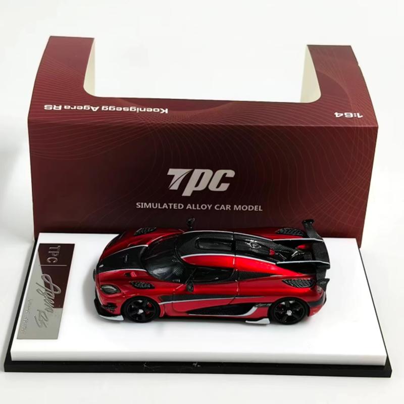 TPC 1:64 Scale Agera RS Simulated Alloy Toy Car Model Display Decorative Piece Classic Collectible