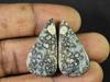 28Cts.Natural Leopard Skin Jasper Matched Pair Handmade Gemstone 29X15X04 MM SK-808