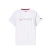 Comfortable Simple Versatile Round Neck Letter Casual Sports Breathable Short Sleeve T-Shirt Men Tops Pure-White 152537140-1