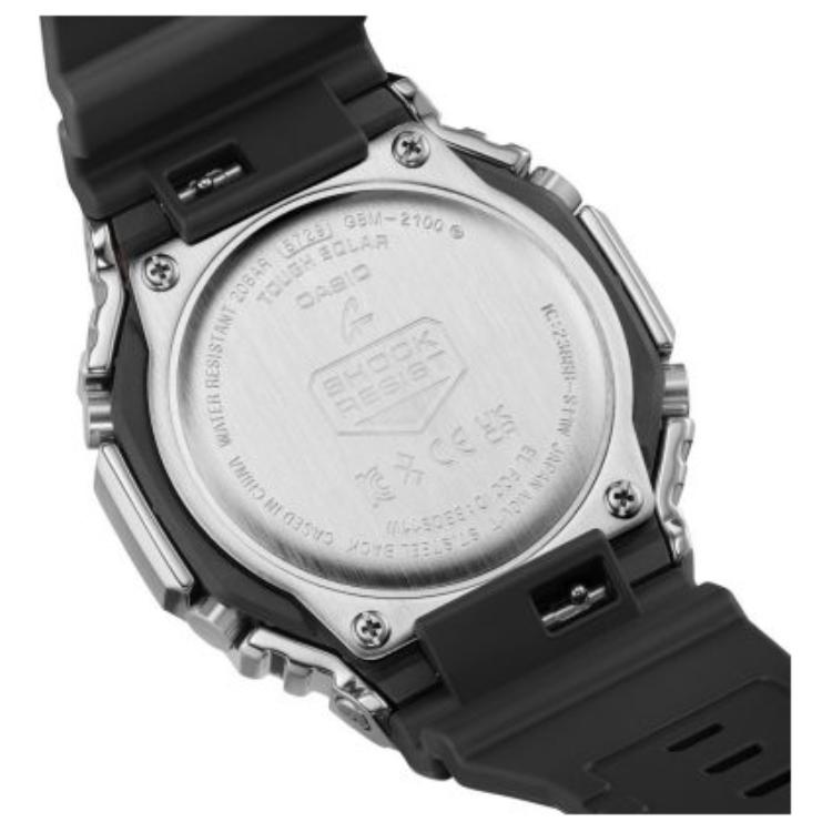 Casio Унисекс Часы Синие с Жидкокристаллическим/Аналоговым Двойным Дисплеем Серия GBM-2100A-1A2 GBM-2100A-1A2