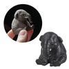 Elephant Figurine Tea Pet Ornament Figurine Handmade Mini Statue Table Decoration Desktop Animal Ornament Tearoom Gifts