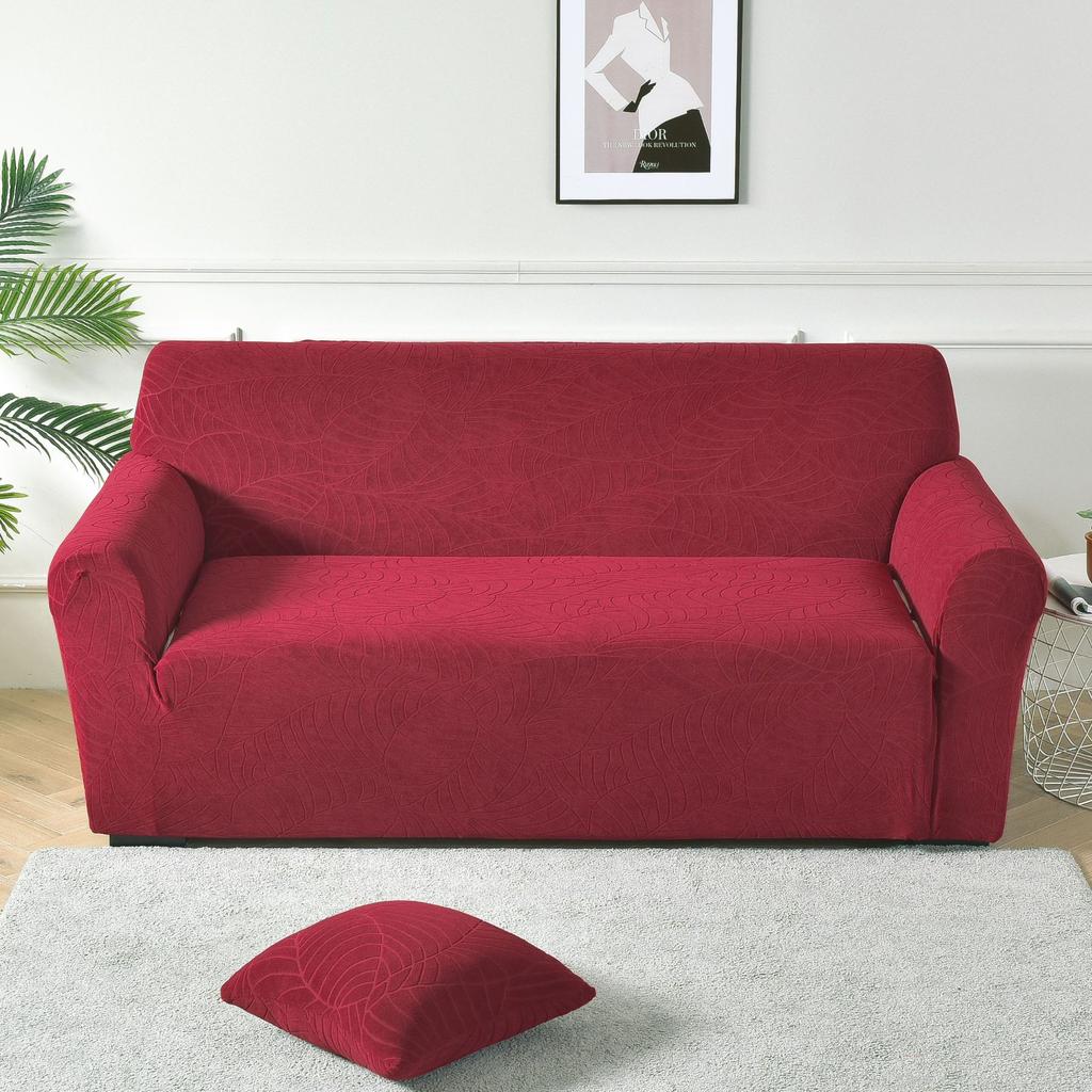 Новый водонепроницаемый жаккардовый эластичный чехол для дивана, однотонный утолщенный универсальный чехол для дивана, чехол для диванной подушки