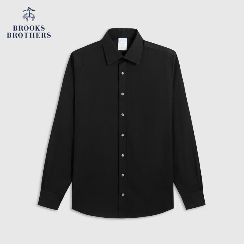 Мужская деловая рубашка Brooks Brothers, легко стирающаяся, приталенного кроя, из чистого хлопка