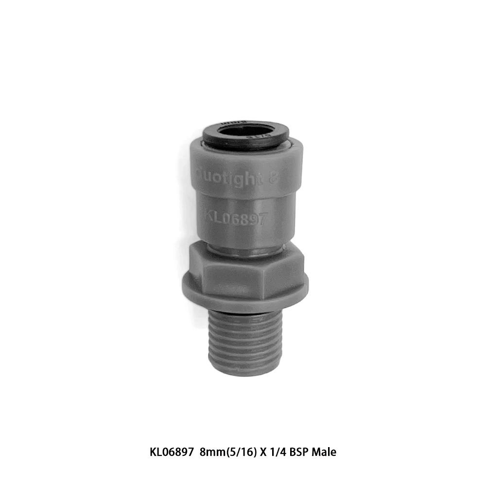 kegland Barware Quick Connector 6.35/8/9.5mm Female X 1/4 Inch Plastic Valve Beer Accessories Homebrew Bar Tools