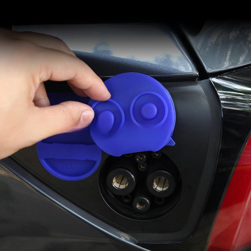 Tesla Model 3/Y Supercharger Силиконовая пыле- и водонепроницаемая крышка порта