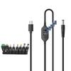 Кабель питания USB C на DC 140 Вт Type C к 5 В 9 В 12 В 15 В 20 В 28 В Кабель-адаптер с регулируемым напряжением для ноутбуков, маршрутизаторов