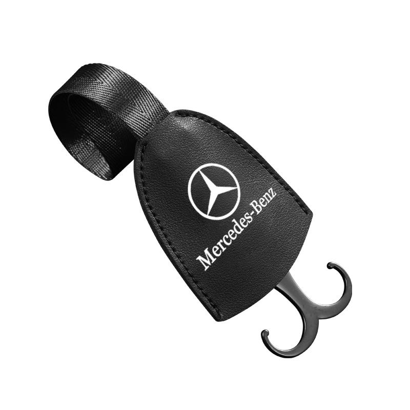 PU Leather Car Seat Back Hooks Universal Interior Accessories For Mercedes-Benz W108 W124 W126 W140 W168 W169 W176 W177 W20 ZF8
