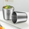 Double Wall Beer Cup 304 Stainless Steel Wine Mug Office Home Anti Scalding Milk Coffee Cups Bar Drinkware 180ml/300ml