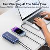 QOOVI Powerbank 30000mAh External Battery Capacity PD 65W Fast Charging Portable Charger Powerbank For Laptop Macbook iPhone Samsung Xiaomi
