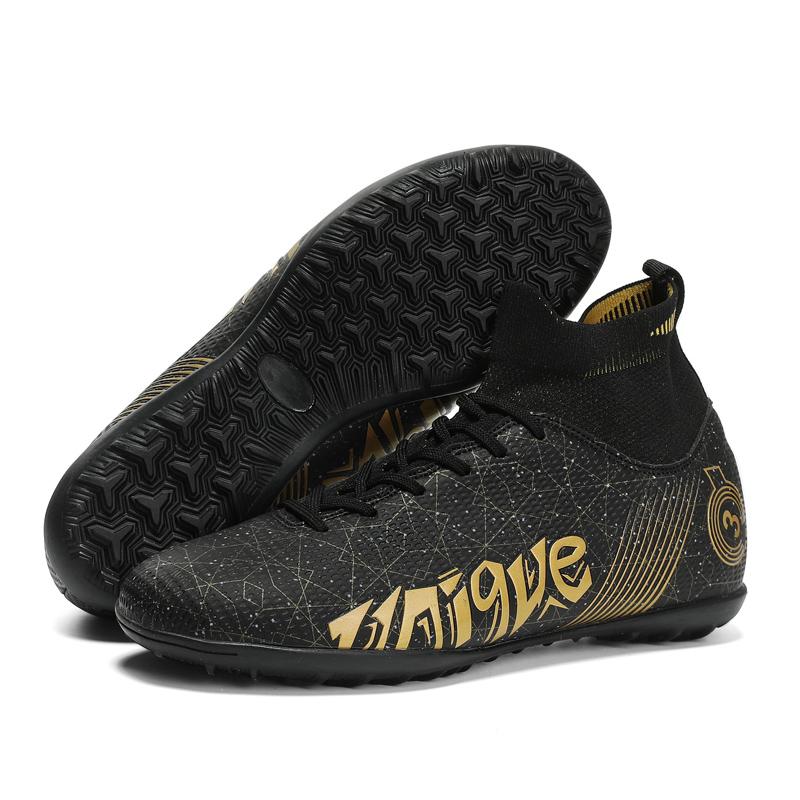 Fashion New Kids Soccer Boots Professional Training FT/AG Boots Men's Soccer Sneakers Youth Outdoor Comfortable Sports Training Shoes