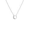 Diamond K10 White Gold Necklace 151826123206 Canal4℃ (WG)