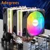 Воздушный кулер X99 RGB для процессора 6 тепловых трубок 4-контактный PWM Радиатор для процессора ПК Для Intel LGA 1151 1156 1200 1700 2011 X79 AMD AM2 AM3 AM4 AM5