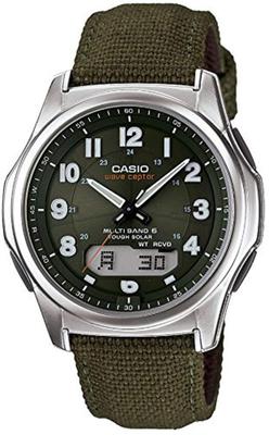 Мужские радиоуправляемые часы Casio Wave Ceptor Solar Green WVA-M630B-3AJF,