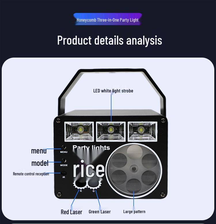 Уличные гирлянды USB: Световые приборы для дискотеки KTV с вращающейся сценой и управлением звуком