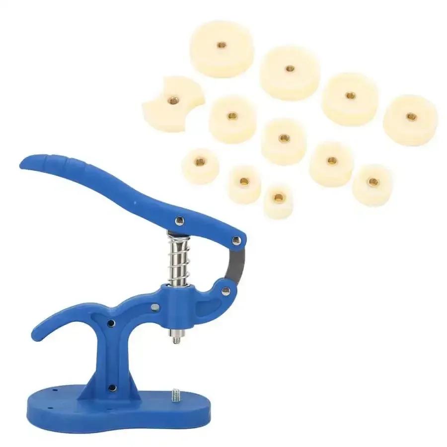 Набор инструментов для запрессовки задней крышки часов Нейлон Предотвращающие скольжение установочные матрицы Нейлоновый инструмент для закрытия корпуса часов Набор инструментов для ремонта часов для часовщика 12 шт.