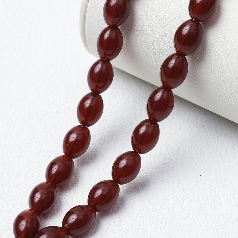 Исламский тасбих из 33 бусин, Розарий для молитвы, Бусины 9x12 мм, Ручная нить Хуэй из Ближнего Востока