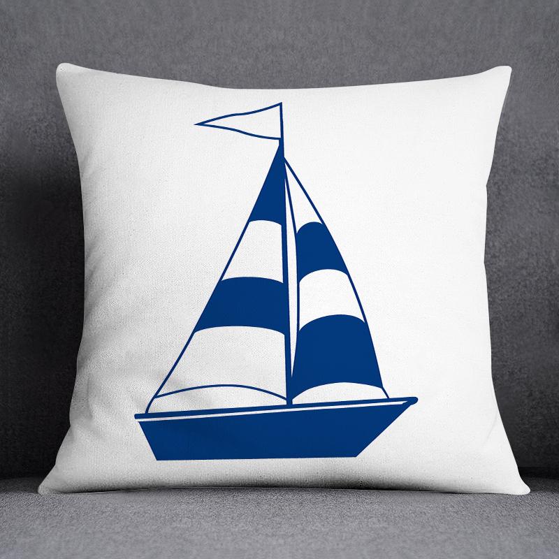 Pillowcases Home Office Decor Cushion Covers Blue Mermaid Sailor Marines