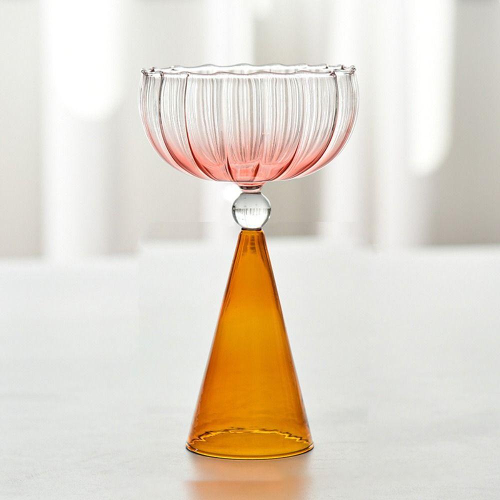 Creative Dessert Cup Glass Wine Cup Goblet Ice Cream Cup Bar