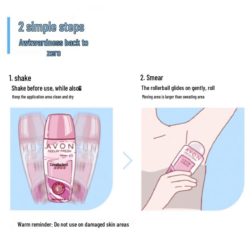 AVON Дезодорант-ролик Camellia для женщин, 40 мл