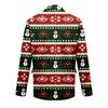 Мужской уродливый рождественский вельветовый теплый карманный пиджак-кардиган, мужской повседневный костюм