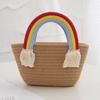 Storage Basket Picnic Basket Organizert Box Handbags Weaving Bag Woven Pouch Cotton Rope Woven Bag