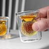 Golf Whiskey Glass with Golf Ball Shape