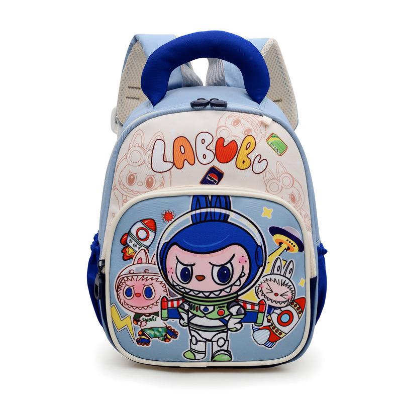 Прочный детский рюкзак с мультяшным рисунком - Большая вместимость, Легкий, Грязеотталкивающий, Дизайн с двойными плечевыми лямками для использования в детском саду за границей