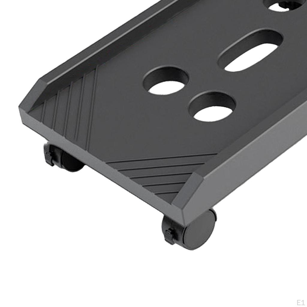 Мобильная тележка-подставка на колесиках для корпуса компьютера (CPU Rolling Holder Stand Computer Mainframe Bracket with 4 Caster Mobile Cart PC)