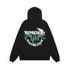 Unisex Hooded Sweatshirt With Letter Print Loose Fit Cotton Pullover Teens Adults Fall Casual Wear