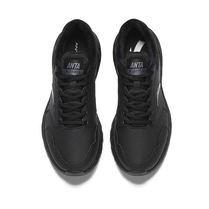 Anta Удобные универсальные дышащие теплые повседневные кроссовки с низким верхом для бега мужские кроссовки черные 912445592-2