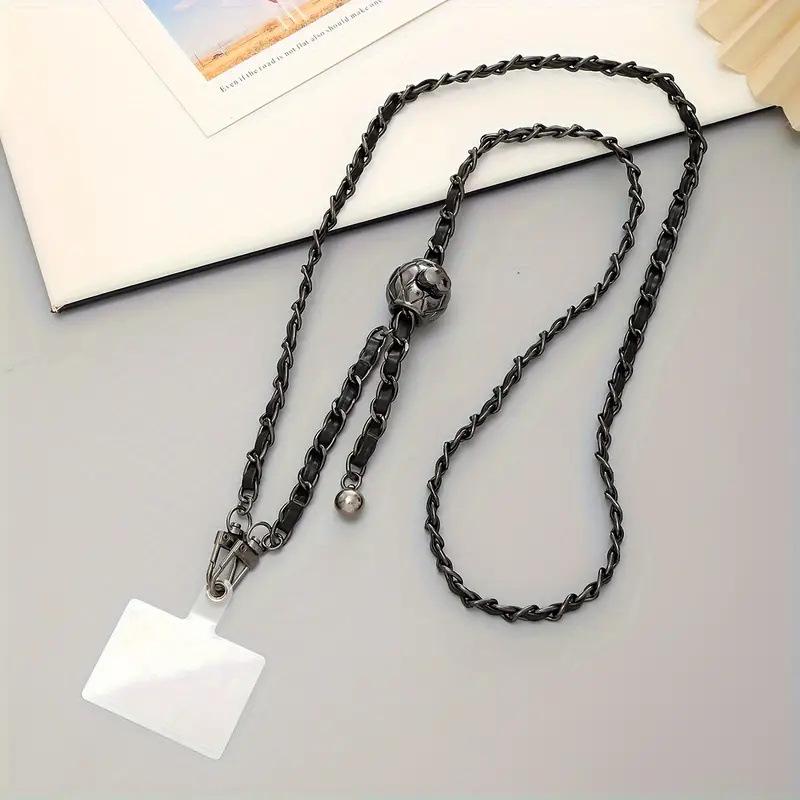 Pearl Mobile Phone Chain Necklace - Crossbody Lanyard for Women