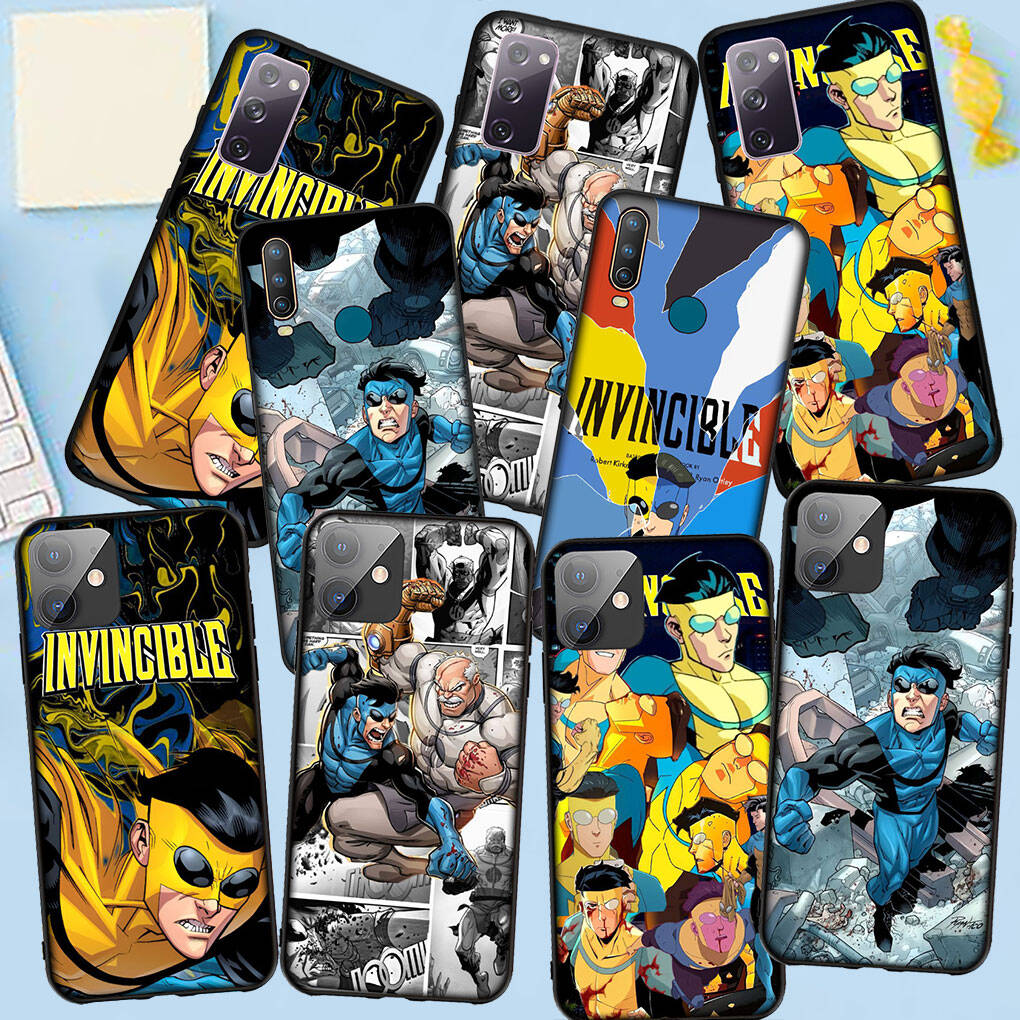 Phone Case for iPhone 17 16 15 Plus Huawei P30 P20 Lite Redmi Note 14 12 11 13 Pro Max OPPO A60 A80 A40 A18 A38 A54 Coque I-Invincibles Collage Cover